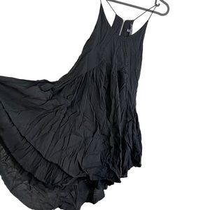 Romeo and Juliet sz M black flowy minidress spaghetti strap